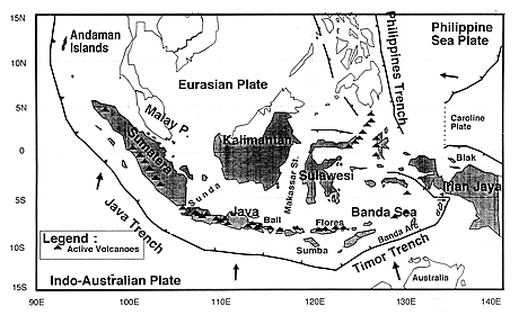 Tectonics of the Indonesian region